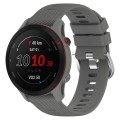 For Samsung Galaxy Watch Active 2 44mm 20mm Solid Color Soft Silicone Watch Band(Darkgrey)