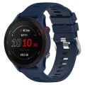 For Xiaomi MI Watch S1 22mm Solid Color Soft Silicone Watch Band(Midnight Blue)