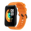 For Xiaomi MI Watch Sport 22mm Solid Color Soft Silicone Watch Band(Orange)