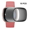 10 PCS For Fitbit Versa 4 / Sense 2 ENKAY 3D Full Coverage Soft PC Edge + PMMA HD Screen Protector F