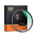 K&F CONCEPT KF01.1682 82mm Black Mist Soft Diffusion 1/2 Lens Filter, Special Effects Shoot Video Li
