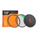 K&F CONCEPT SKU.1824 82mm Black Diffusion 1/4 Lens Filter Kit Dream Cinematic Effect Filter for Vlog