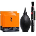 SKU.1917  4-in-1 Camera Cleaning Kit with Lens Brush Pen / Rocket Air Blower / Microfiber Cleaning C