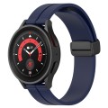 For Huawei Watch GT3 42mm 20mm Solid Color Magnetic Clasp Silicone Watch Band(Midnight Blue)