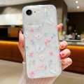 For iPhone 7 / 8 / SE 2022 Fresh Small Floral Epoxy TPU Phone Case(D06 Love of Butterfly)
