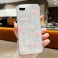 For iPhone 7 Plus / 8 Plus Fresh Small Floral Phone Case  Drop Glue Protective Cover(D02 Hand-painte