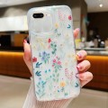 For iPhone 7 Plus / 8 Plus Fresh Small Floral Phone Case  Drop Glue Protective Cover(D04 Colorful Fl