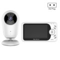 VB608 4.3 inch Wireless Video Baby Monitor IR LED Night Vision Intercom Surveillance Camera(EU Plug)