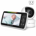 SM650 Wireless Video Baby Camera Intercom Night Vision Temperature Monitoring Cam(EU Plug)