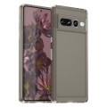 For Google Pixel 7 Pro Candy Series TPU Phone Case(Transparent Grey)
