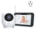 ABM100 4.3 inch Wireless Video Color Night Vision Baby Monitor 360-Degree Security Camera(UK Plug)