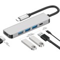 ENKAY Hat-Prince 5 in 1 Type-C Hub 4K HDMI Converter Docking Station USB 3.0 Adapter