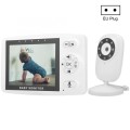 835P 3.5 inch Video Wireless Baby Monitor IR Night Vision Voice Security Camera(EU Plug)