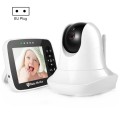SM935 3.5 inch LCD Screen Wireless Video Baby Monitor Night Vision Two-Way Audio IP Camera(EU Plug)