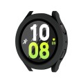 For Samsung Galaxy Watch4/5 40mm ENKAY Hat-Prince Waterproof Full Coverage PC Frame + 9H Tempered Gl