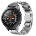 For Samsung Galaxy watch 46mm Armor Stainless Steel Metal Watch Band(Silver)