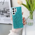 For Samsung Galaxy S23 Ultra 5G Glitter Glitter Drop Glue TPU Phone Case(Silver)