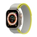 Double Color Nylon Hook and Loop Fastener Watch Band For Apple Watch Series 9&8&7 41mm / SE 3&SE 2&6