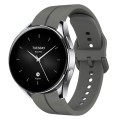 For Xiaomi MI Watch S2 22mm Loop Silicone Watch Band(Dark Grey)