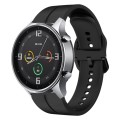 For Xiaomi MI Watch Color 22mm Loop Silicone Watch Band(Black)