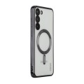 For Samsung Galaxy S23 ENKAY Hat-Prince Magnet Slim Clear Case Electroplated Shockproof Camera Prote