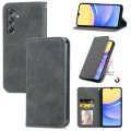 For Samsung Galaxy A15 Retro Skin Feel Magnetic Leather Phone Case(Gray)