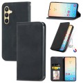 For Samsung Galaxy S24 5G Retro Skin Feel Magnetic Leather Phone Case(Black)