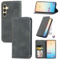 For Samsung Galaxy S24+ 5G Retro Skin Feel Magnetic Leather Phone Case(Gray)