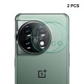 2pcs For OnePlus 11 ENKAY Hat-Prince 9H Rear Camera Lens Tempered Glass Film