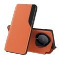 For Honor X50 Attraction Flip Holder Leather Phone Case(Orange)
