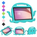 For Lenovo Tab M9 2023 Octopus Style EVA Hybrid PC Shockproof Tablet Case with Strap(Glacial Green)