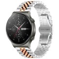 For Huawei Watch GT2 Pro / GT 2e Five Bull Half Round Stainless Steel Watch Band + Strap Removal Too