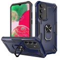 For Samsung Galaxy A54 5G Warship Armor 2 in 1 Shockproof Phone Case(Navy Blue)