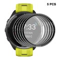 5pcs For Garmin Forerunner 965 ENKAY Hat-Prince 3D Full Coverage Soft PC Edge + PMMA HD Screen Prote