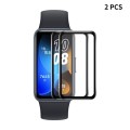 2pcs For Huawei Band 8 ENKAY Hat-Prince 3D Full Coverage Soft PC Edge + PMMA HD Screen Protector Fil