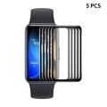 5pcs For Huawei Band 8 ENKAY Hat-Prince 3D Full Coverage Soft PC Edge + PMMA HD Screen Protector Fil