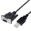 JUNSUNMAY 6 Feet RS232 DB9 Female to USB 2.0 Cable Only Use for Programmable Logic Controller