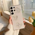 For Samsung Galaxy Note10 Clear Crystal Butterflies TPU Phone Case(Transparent)