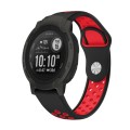 For Garmin Instinct 2 22mm Sports Breathable Silicone Watch Band(Black+Red)