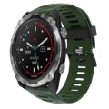 For Garmin Descent MK 2 26mm Camouflage Printed Silicone Watch Band(Army Green+Army Camouflage)