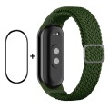 For Xiaomi Mi Band 8 ENKAY Hat-Prince 2 in 1 Set Full Coverage Screen Protector + Elastic Braided Ny