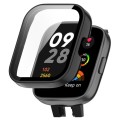 For Redmi Watch 3 ENKAY Hat-Prince Full Coverage PC Frame + Tempered Glass Film Watch Case(Black)