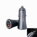 P20 38W PD3.0 20W + QC3.0 USB Safety Hammer Car Charger(Silver Gray)