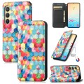 For Samsung Galaxy S24+ 5G CaseNeo Colorful Magnetic Leather Phone Case(Magic Space)