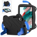 For Sumsung Galaxy Tab A8 10.5 2021 Ice Baby EVA Shockproof Hard PC Tablet Case(Black+Blue)