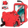 For Sumsung Galaxy Tab A8 10.5 2021 Ice Baby EVA Shockproof Hard PC Tablet Case(Red+Black)