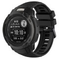 For Garmin Instinct 2X Sports Silicone Replacement Watch Band(Black)