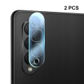 For Samsung Galaxy Z Fold6 2pcs ENKAY Hat-Prince 9H Rear Camera Lens Tempered Glass Film(Transparent