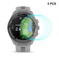 For Garmin Approach S70 42mm 5pcs ENKAY 0.2mm 9H Tempered Glass Screen Protector Watch Film