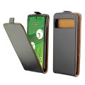 For Google Pixel 7 Vertical Flip Leather Phone Case with Card Slot(Black)